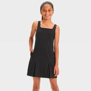All In Motion Girls Black Uniform Dress - Athletic Activewear UV - L (10/12)